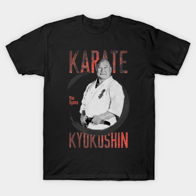 Kyokushin Karate Oyama Sensei T-Shirt by Mikentura